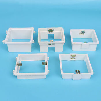 86 cassette expansion panel heightening circle switch box junction box type bottom box square box assembled switch socket universal pvc bottomless wholesale discount contact customer service