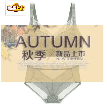 Midnite star small breast push up no wire ring adjustable bra women's thick and thin cup upper breast holding bra set green set 70a 32b