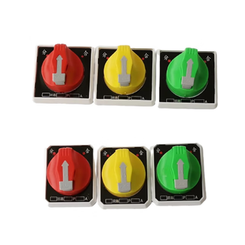 Dz47 explosion-proof distribution box circuit breaker air switch operating mechanism handle plastic steel fork ic65 iron mechanism square lock-type handle (color remarks or message)