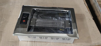 Korean smokeless barbecue electromechanical oven commercial non-stick self-service barbecue fish oven inlaid surface knob heating tube