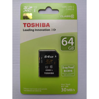 Toshiba64gb sd card u1 high speed sdxc card ccd camera card original green 16gb