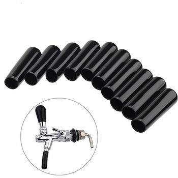 Food grade silicone beer faucet dust-proof plug wine head anti-fruit fly beer machine accessories craft dust-proof and insect-proof cover ten pieces