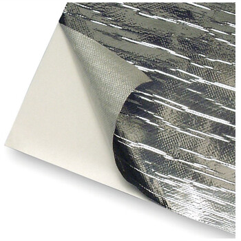 Back glue anti-radiation heat heat-resistant blanket aluminum foil glass fiber viscose cloth high temperature resistant fireproof insulation cloth tape 1.5mm*1m*1m