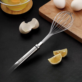 Luluo 304 stainless steel egg beater household egg stirrer egg beater stirrer baking tool single/304 stainless steel