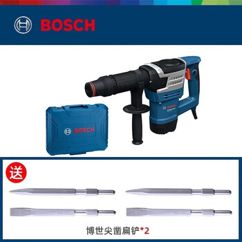 Bosch (bosch) high-power electric pick for concrete, electric pick hammer, electric demolition electric shovel, gsh5hx, doctor's large electric pick, gsh5hx, free bosch sharp chisel flat shovel