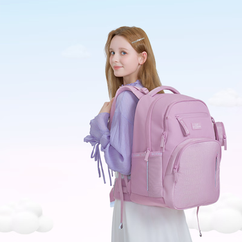 Beckmann middle and high school students' spine protection large-capacity weight-reducing school bag high-looking backpack for men and women