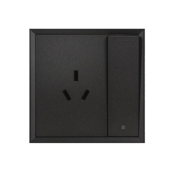 Schneider hao lang series space gray three holes 10a with switch c2e15_10s_bg_c1 three holes 10a with switch hao lang space gray