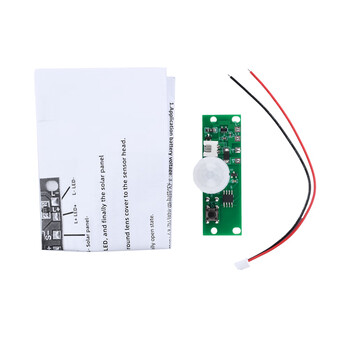 3.7v infrared human body sensor module solar circuit board wall light sensor switch circuit board controller 3 gears without soldering wires