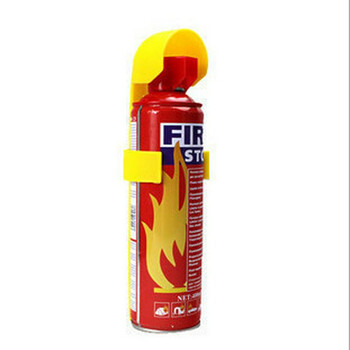 Vinoa upgraded car fire extinguisher, high temperature explosion-proof, can extinguish electric fires, dual-purpose for home and car, 500ml carbon dioxide, 1 bottle of foam is always available if you have a car