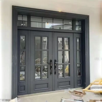 Wen yijia rural grade a door villa lighting glass splicing door opposite entrance door financial door self-built house hall courtyard door glass splicing 1