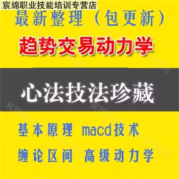 Stock trading video tutorial trend trading system dynamics macd divergence entanglement theory central wave theory structure electronic version online disk delivery