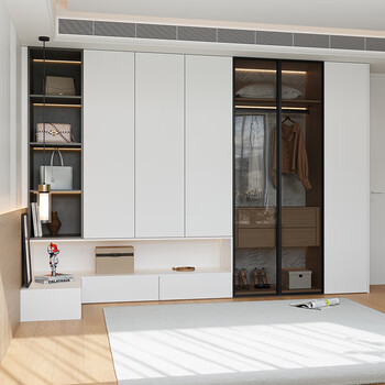 Oppein customized wardrobe enf grade environmentally friendly italian style light luxury cabinet customization (exclusive to shenzhen jingdong mall store)