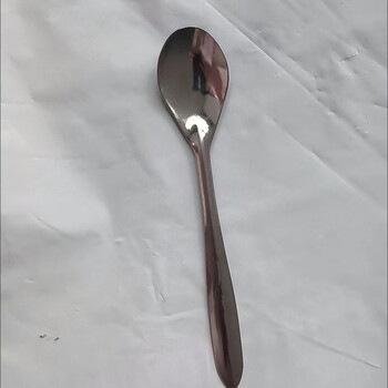 Ye yu stainless steel large spoon for household western food main meal spoon for eating and drinking soup. thin small spoon 1 pack