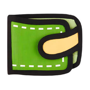 Jumpfrompaper new year's gift 2d short wallet short clip card bag coin purse gift jfp grass green