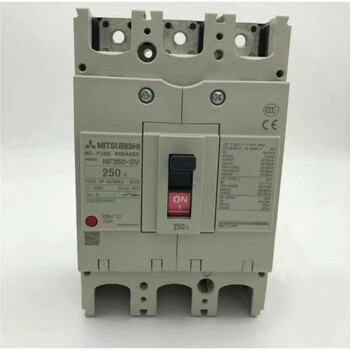 Mitsubishi circuit breaker nf250-sv, cv, 3p150a, 175a, 200a, 250a new original cv 3p x 150a