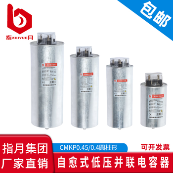 Zhiyue group cylindrical power capacitor bsmj/cmkp0.4/0.44/0.525/0.45-15-3 10kvar 0.4 (400v)