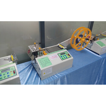 Beishi heat shrinkable tube cutting machine, fully automatic computer pu tracheal cutting machine, silicone tube, teflon, pvc casing cutting machine, lwl-l093 (yellow wax, glass fiber, heat shrinkable tube)