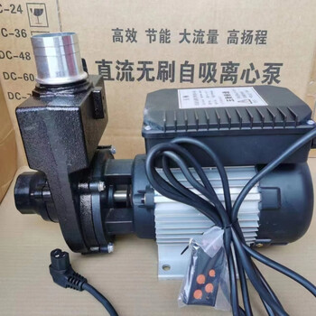 Dc brushless self-priming centrifugal pump 48v60v electric vehicle water pump large flow irrigation farmland sprinkler truck pump centrifugal pump set 48-60v