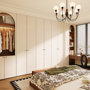 Sophia whole house custom wardrobe whole house furniture package master bedroom furniture overall storage wardrobe cloakroom customization custom gold