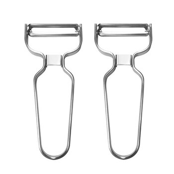 Ye yu thickened sharp stainless steel melon peeler household peeling and planing eggplant artifact kitchen multifunctional peeling planer y-shaped stainless steel melon planer 2 pack