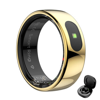 Huaqiangbei remote control ring smart ring smart ring touch brush video like novel heart rate sleep monitoring gold 9# size