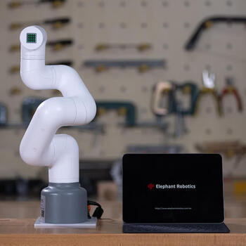 Mycobot pro320 robotic arm robot handicraft-grade six-axis collaborative handling and palletizing modular programming white raspberry pi version