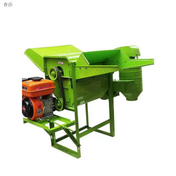 Clcey rape thresher rice multi-functional multi-purpose household soybean wheat sorghum threshing machine fully fed agricultural machine 50 thresher + hand-pulled diesel engine