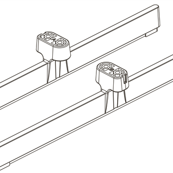 Skyworth star track base for 65/75-inch tv