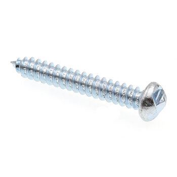 Prime-line9027910 sheet metal screws, one way, #30.48 x 3.81 cm, galvanized steel, 100-pack