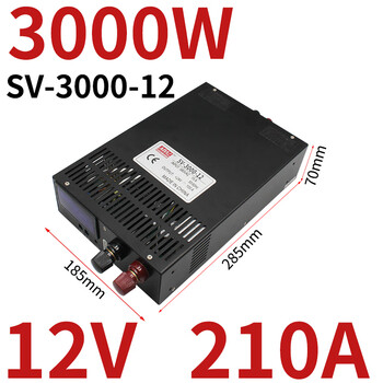 Yuechangsheng mingwei 380v to 24v switching power supply 12v36v/48v25a 1200w2000w sprinkler irrigation machine transformer sv-3000-12v
