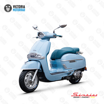 Victoria retro pedal sixties 150si+ yuedong edition glazed light blue