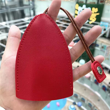 Qisihua creative pull-out personalized large-capacity home car key bag storage volkswagen mercedes-benz universal card holder access control cover pure red key bag