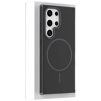 99% new movis suitable for samsung s25ultra mobile phone case all-inclusive solid color hard shell samsung s25ultra magnetic mobile phone case ultra-thin anti-fall protective cover magsafe magnetic mobile phone case