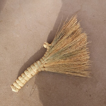 Old-fashioned kang broom rural sorghum seedling kang broom handmade kang broom bed brush kang brush small broom sorghum seedling bed sweeping kang with 1