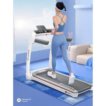 Yijian tf treadmill smart selection hongmeng smart selection elf s7 treadmill shock absorbing silent family foldable fitness home model elf s7--brushless motor/ai flexible shock absorption/blue