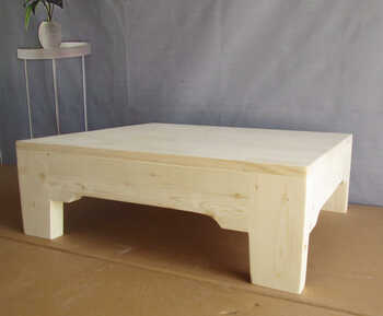 Solid wood washing machine base frame/air conditioner fish tank refrigerator storage rack pad warehouse board floor pallet shelf flat plate 50*50*20 unbarred logs without paint