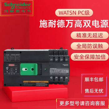 Schneider electric schneider wangao dual power supply watsn100-32a/2p/6 type a basic type 32a 3p