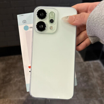 Heken frosted translucent magnetic charging suitable for opporeno14pro mobile phone case new all-inclusive anti-fall reno12 ultra-thin hard shell simple reno13pro protective cover transparent white frosted skin feel ultra-thin hard shell oppo reno14