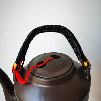 Ye yu large-capacity original ore purple pottery lifting beam kettle 16l retro health teapot household cold kettle cold kettle red rope 1 piece 1ml