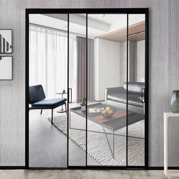 Sailoto beijing titanium magnesium alloy sliding door sliding door hanging door extremely narrow alloy door sliding door deposit