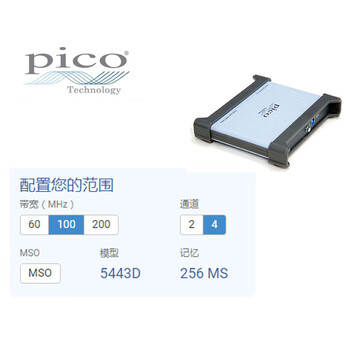 Kezitu pico 4-channel portable usb computer pc virtual digital oscilloscope 5442 5443d 5444d 100mhz 5443d
