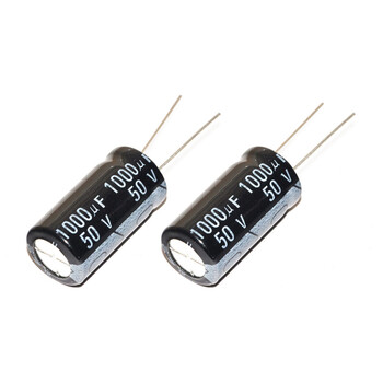 Taotimeclub electrolytic capacitor 50v/1000uf volume 13*25 aluminum electrolytic capacitor 10 pieces