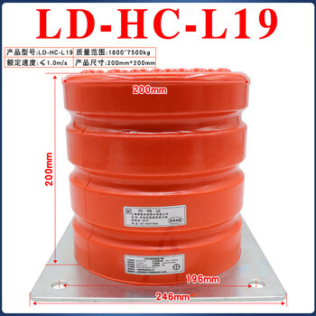 Yue changsheng green shield elevator buffer polyurethane universal ld-hc-l12/l7/l17/l3/l4 pit pad with certificate of qualification ld-hc-l19 (200*200) hole spacing 196 with test