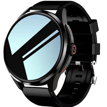 Hkmw huawei machine huawel is suitable for 2025 new high-definition large-screen high-end smart watch for adults, which can answer calls, listen to music, exercise, step counting and heart rate monitoring, silver milan steel belt, high-definition large screen + hands-free calling + offline payment