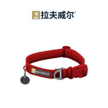 Ruffwell front dog collar shiba inu golden retriever ruffwear large, medium and small dog collar imported supplies canyon red l-neck circumference 51-66cm