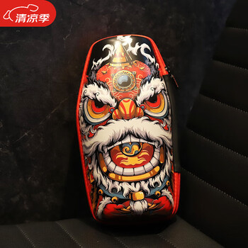 Yingtang auspicious lion dance red wine glass storage bag can hold zalto and sy burgundy cups portable goblet protection case the inner size of the auspicious bag is 27.5x13cm, which can hold zalto/