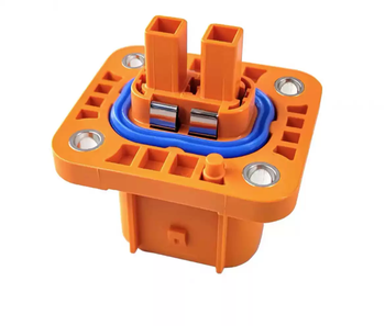 New energy electric vehicle high-voltage connector two-hole small current straight plug socket waterproof male and female electronic plug socket yq-2xx-z-a with terminal