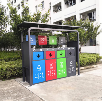 Garbage sorting booth specifications 3*1.02*2.45m