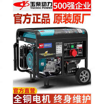 Delixi yuchai power small household 3kw power generation 5/6/8/10 kilowatt 220 single three-phase 380v multi-fuel 8kw flashlight starting gasoline 220v
