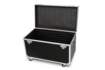 Customized aluminum alloy box flight case instrument equipment wire transport turnover box audio box safety protection tool box black